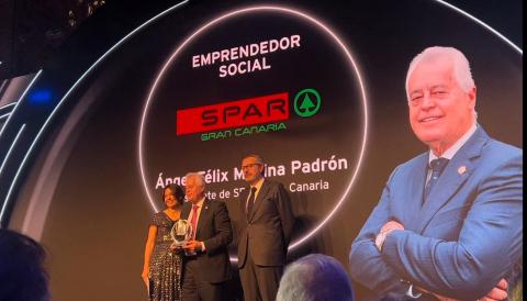 Ángel Medina, Premio Emprendedor Social - SPAR Gran Canaria/ canariasnoticias.es